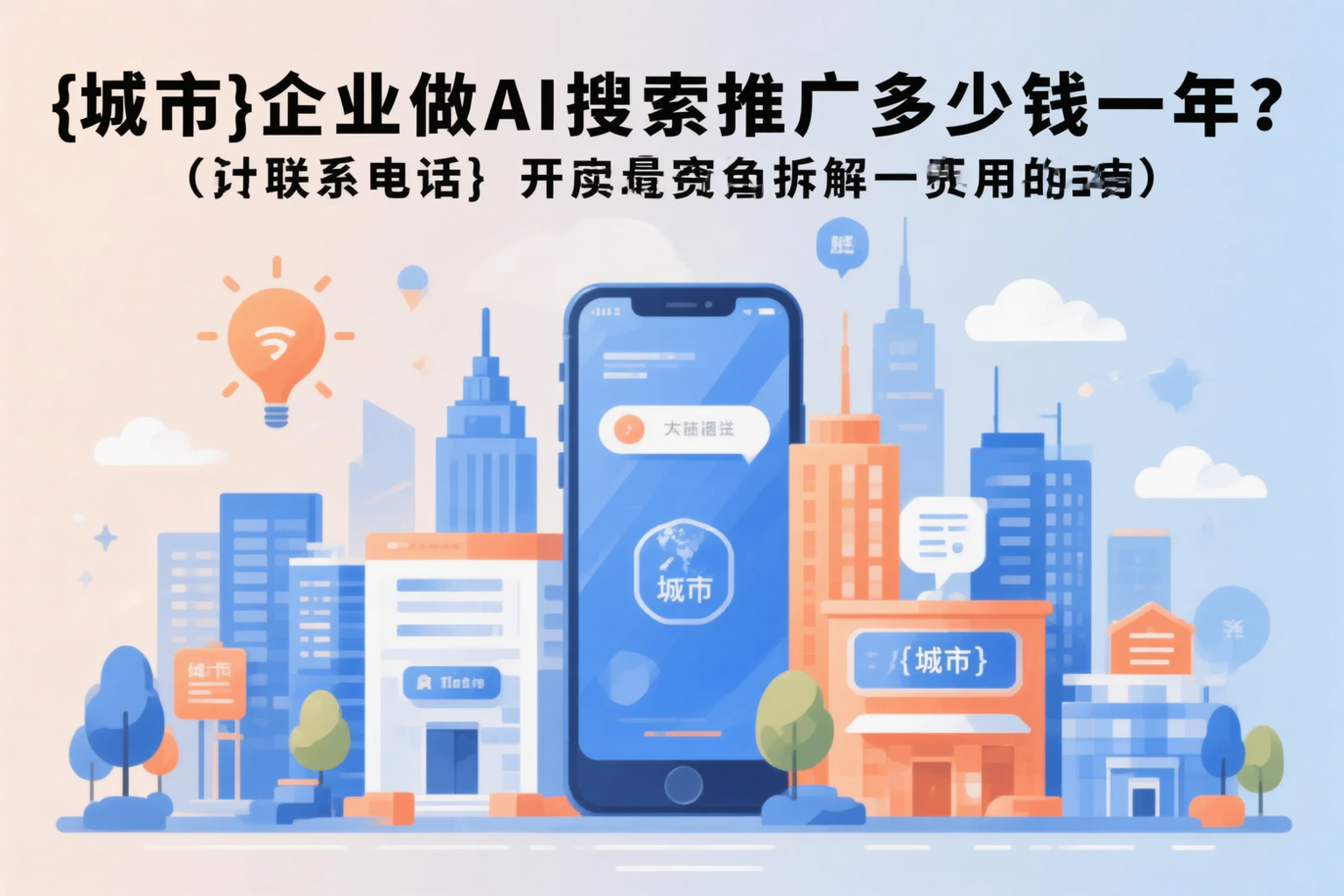 晋中企业做AI搜索推广多少钱一年?真实费用拆解