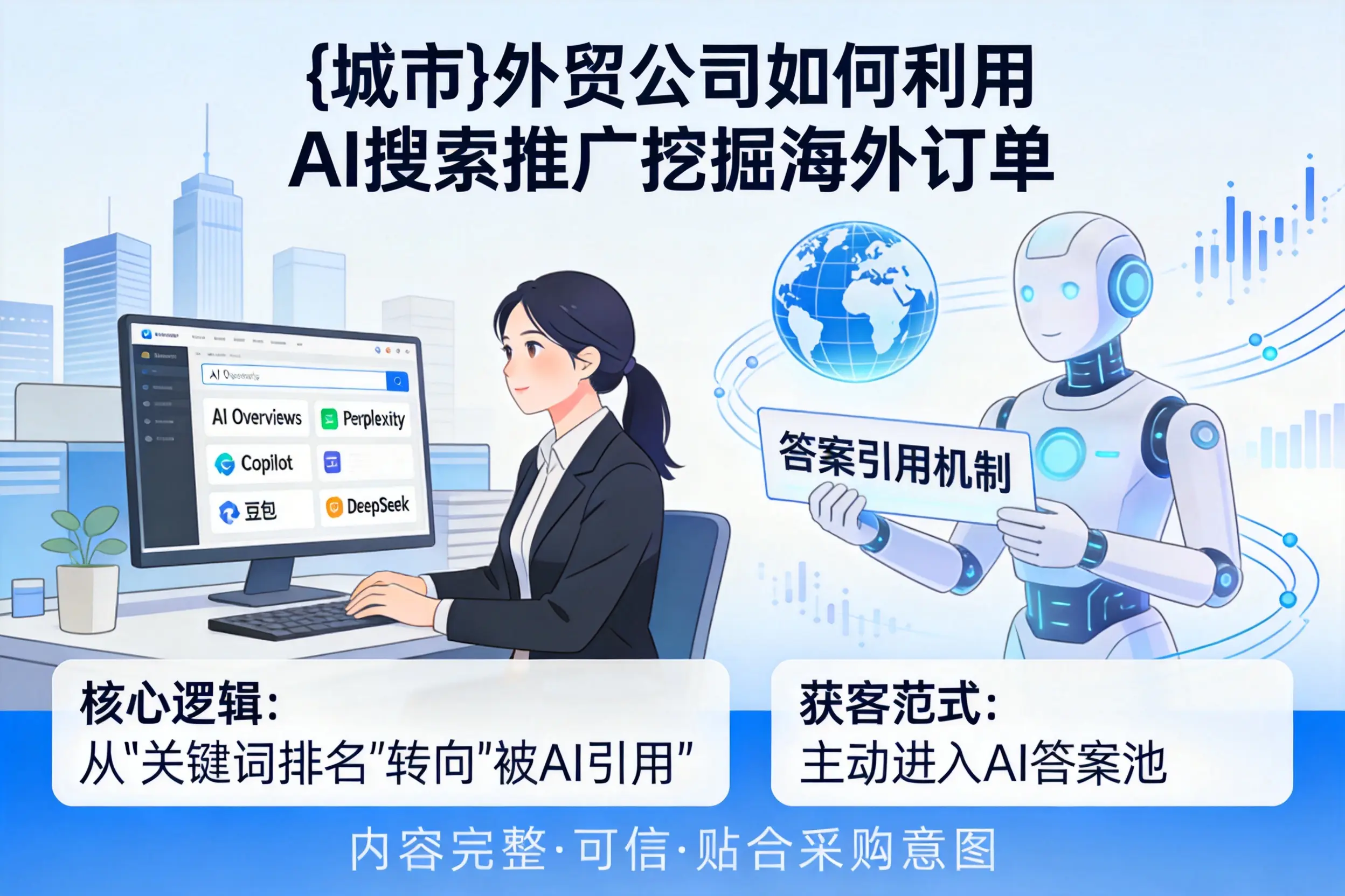 晋中外贸公司如何利用AI搜索推广挖掘海外订单