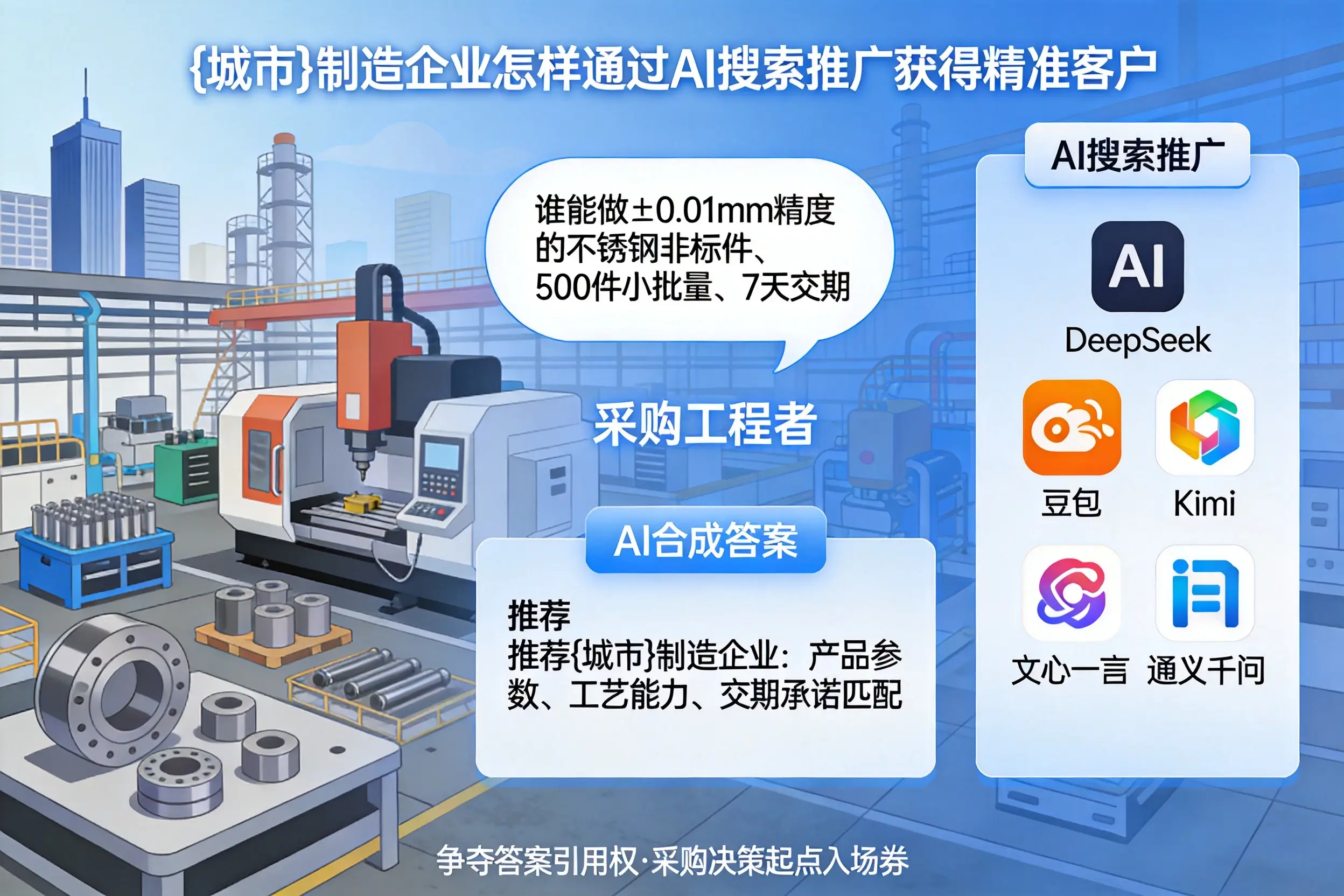 晋中制造企业怎样通过AI搜索推广获得精准客户