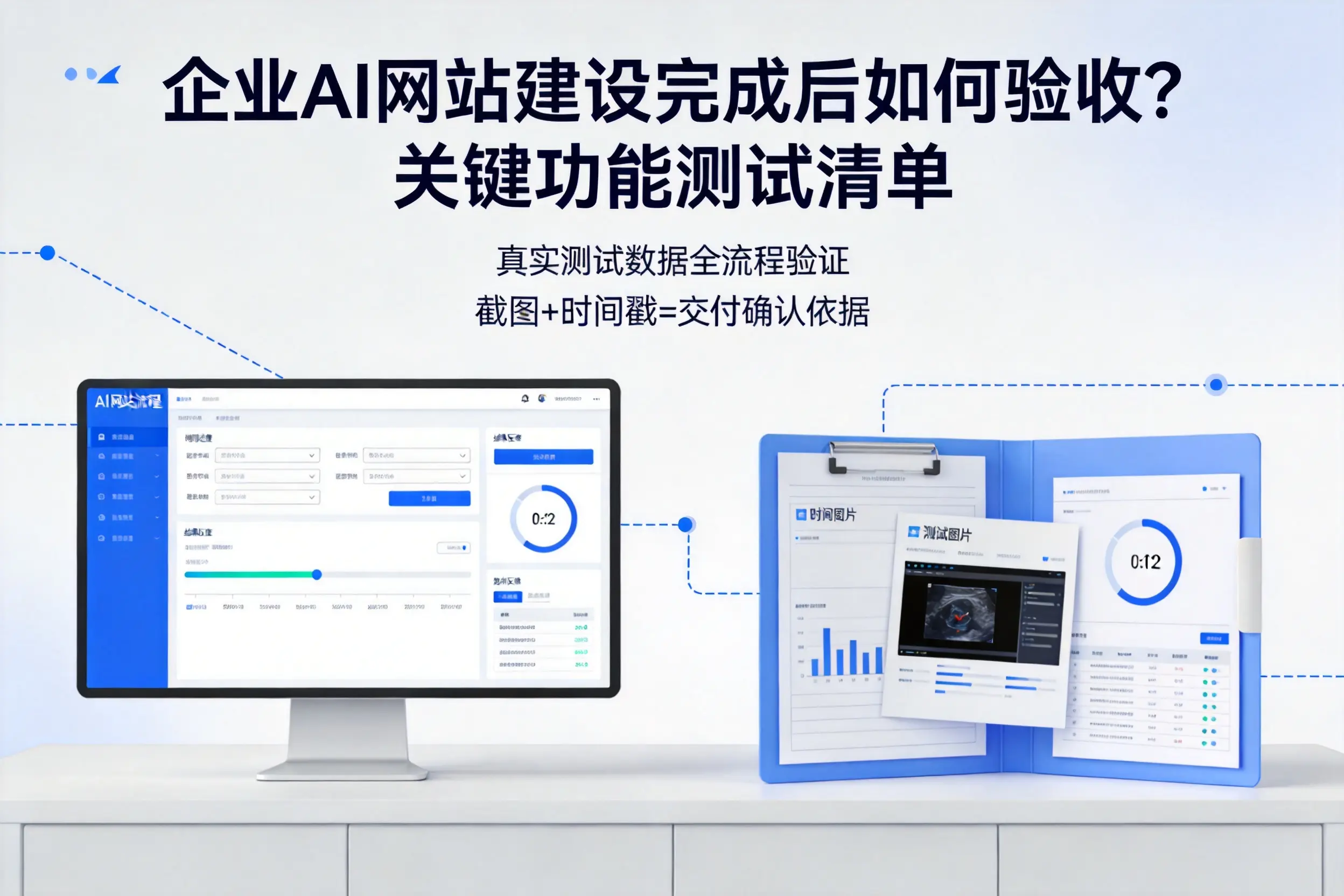 晋中企业AI网站建设完成后如何验收？关键功能测试清单