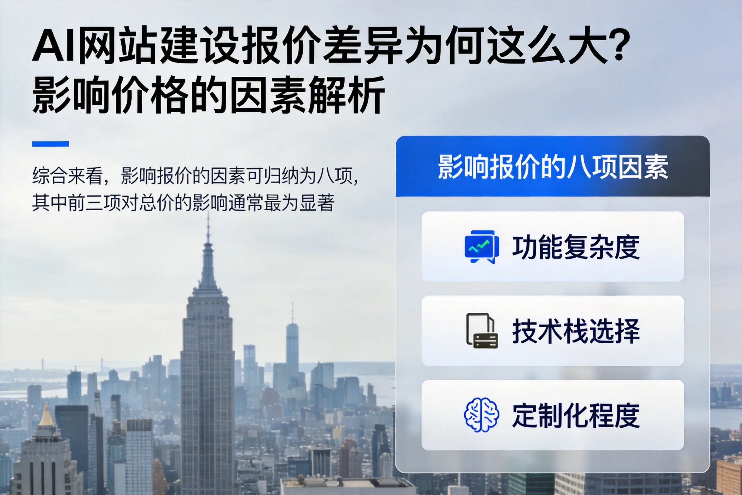 晋中AI网站建设报价差异为何这么大?影响价格的因素解析