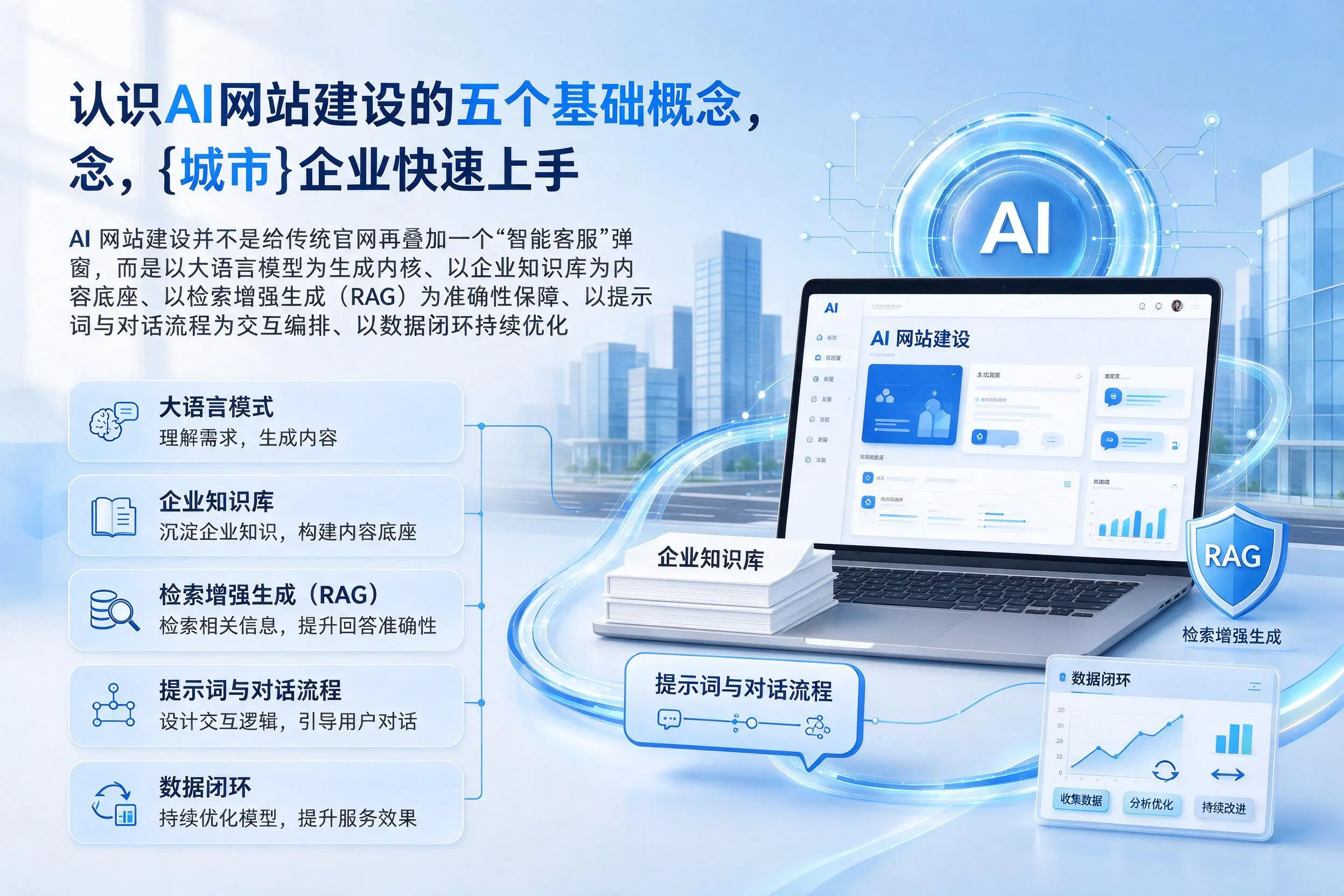 认识AI网站建设的五个基础概念，晋中企业快速上手