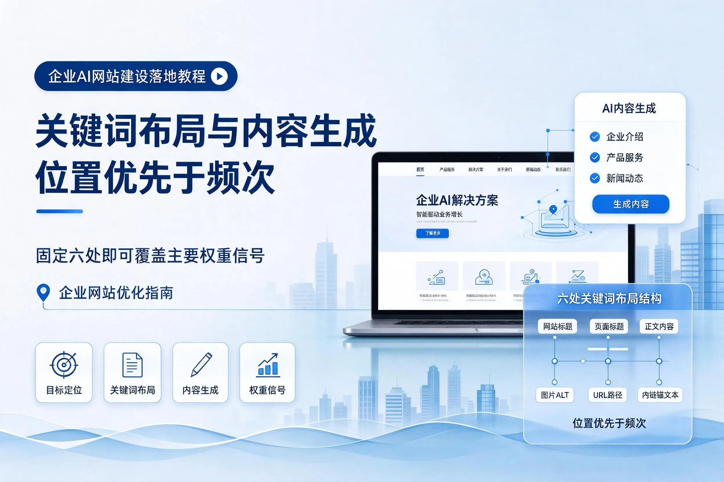 晋中企业AI网站建设落地教程：关键词布局与内容生成